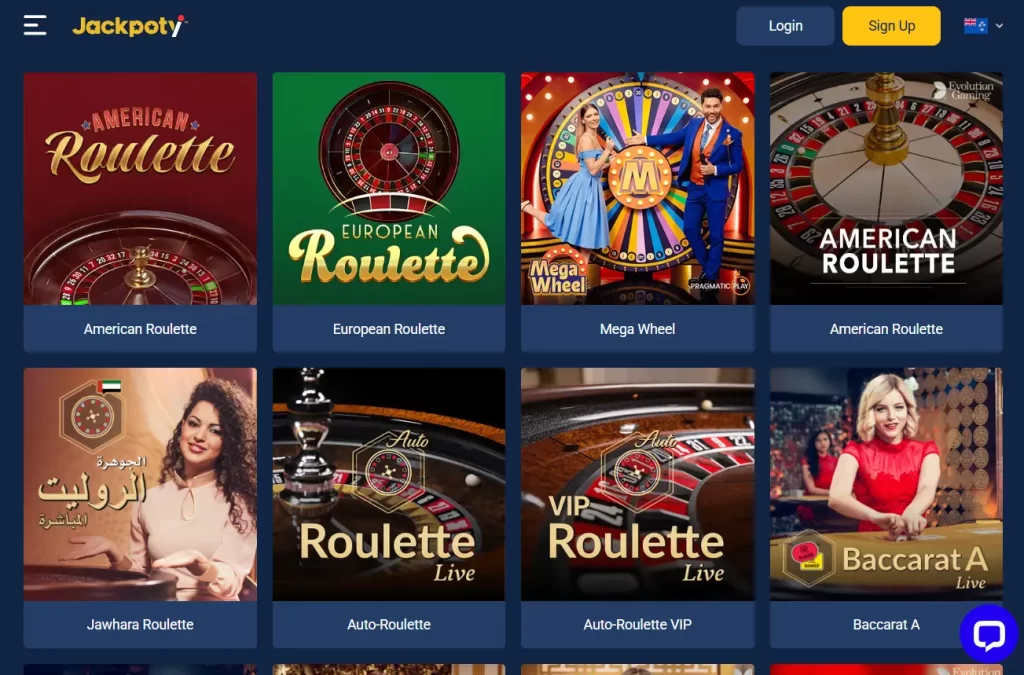 Jackpoty Live Casino