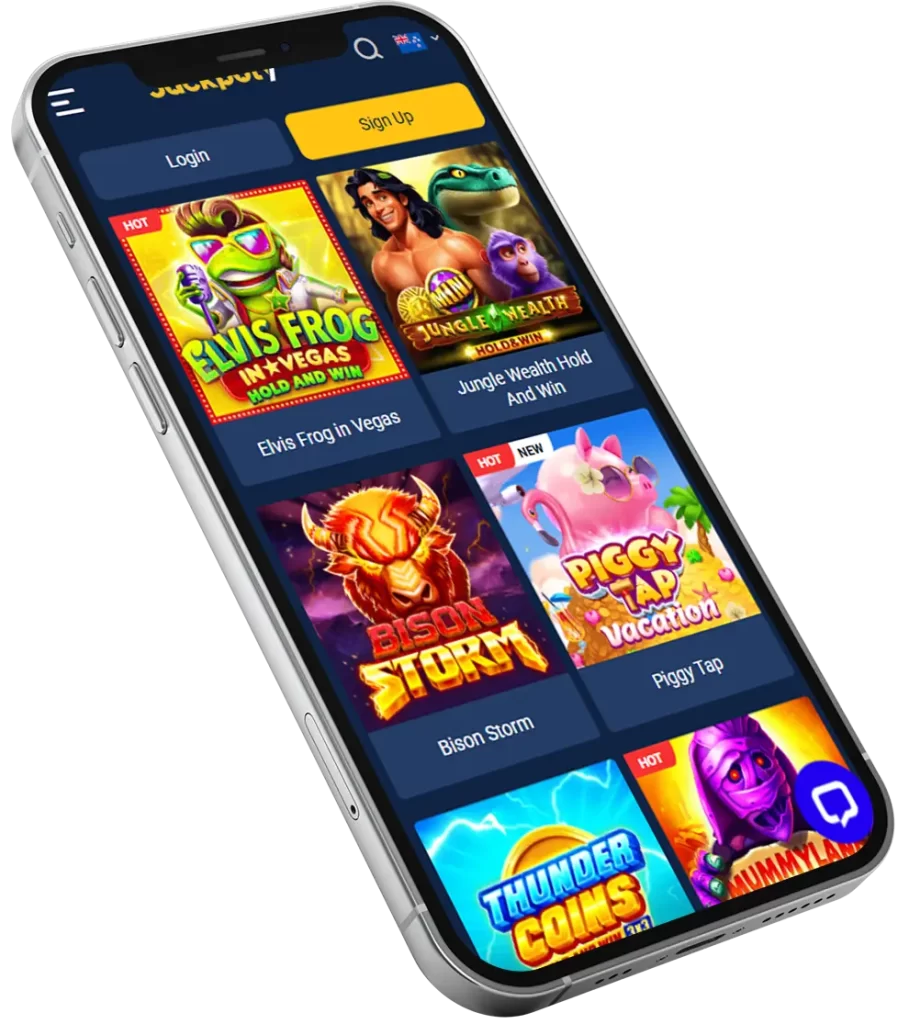 Games on Jackpoty Casino App