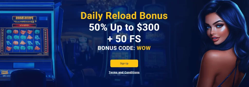 Daily Reload Jackpoty Casino Bonus
